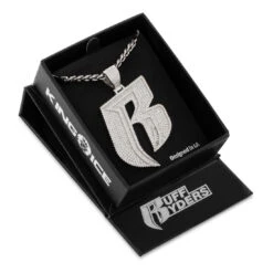 Ruff Ryders Logo Necklace -King Ice Shop ruff ryders logo necklace king ice 35182317666479