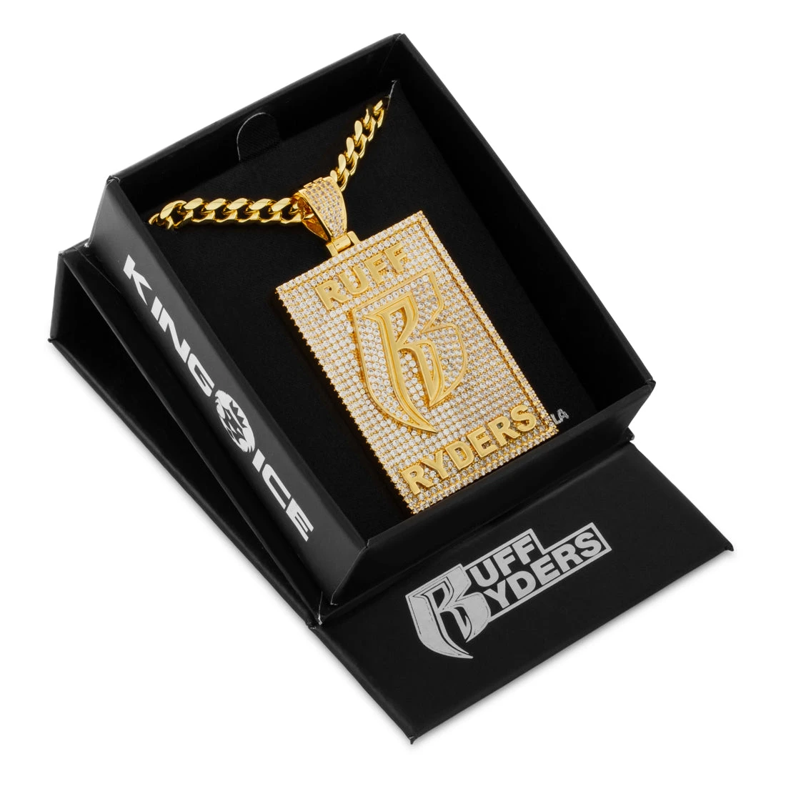 Ruff Ryders X King Ice - Dog Tag Logo Necklace 5 Ruff Ryders X King Ice - Dog Tag Logo Necklace - Image 5