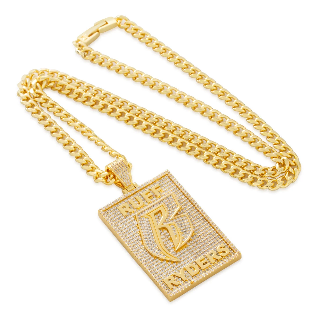 Ruff Ryders X King Ice - Dog Tag Logo Necklace 3 Ruff Ryders X King Ice - Dog Tag Logo Necklace - Image 3