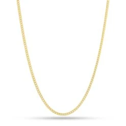 Solid Gold 3mm Miami Cuban Link Chain