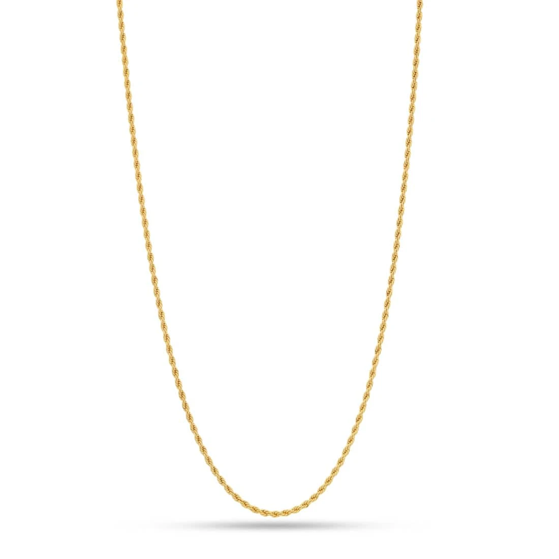 Solid Gold 3mm Rope Chain 1 Solid Gold 3mm Rope Chain
