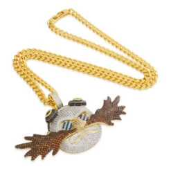 Sonic The Hedgehog X King Ice - Dr. Eggman Necklace 7 Sonic The Hedgehog X King Ice - Dr. Eggman Necklace -King Ice Shop sonic the hedgehog x king ice dr eggman necklace gold plated 14k gold 2 1 king ice 34895242592431