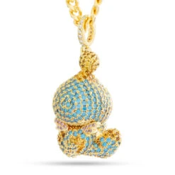 King Ice Shop -King Ice Shop sonic the hedgehog x king ice neutral chao necklace gold plated 14k gold 2 1 king ice 34895244755119