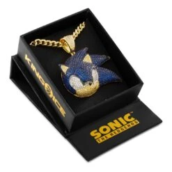 Sonic The Hedgehog X King Ice - Sonic Necklace 11 Sonic The Hedgehog X King Ice - Sonic Necklace -King Ice Shop sonic the hedgehog x king ice sonic necklace gold plated 14k gold 2 king ice 30529667858607