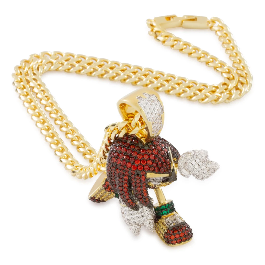 Sonic The Hedgehog X King Ice - Strong Knuckles Necklace 3 Sonic The Hedgehog X King Ice - Strong Knuckles Necklace - Image 3