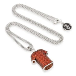 Spain World Cup Jersey Necklace -King Ice Shop spain world cup jersey necklace white gold 1 6 king ice 14881874313270