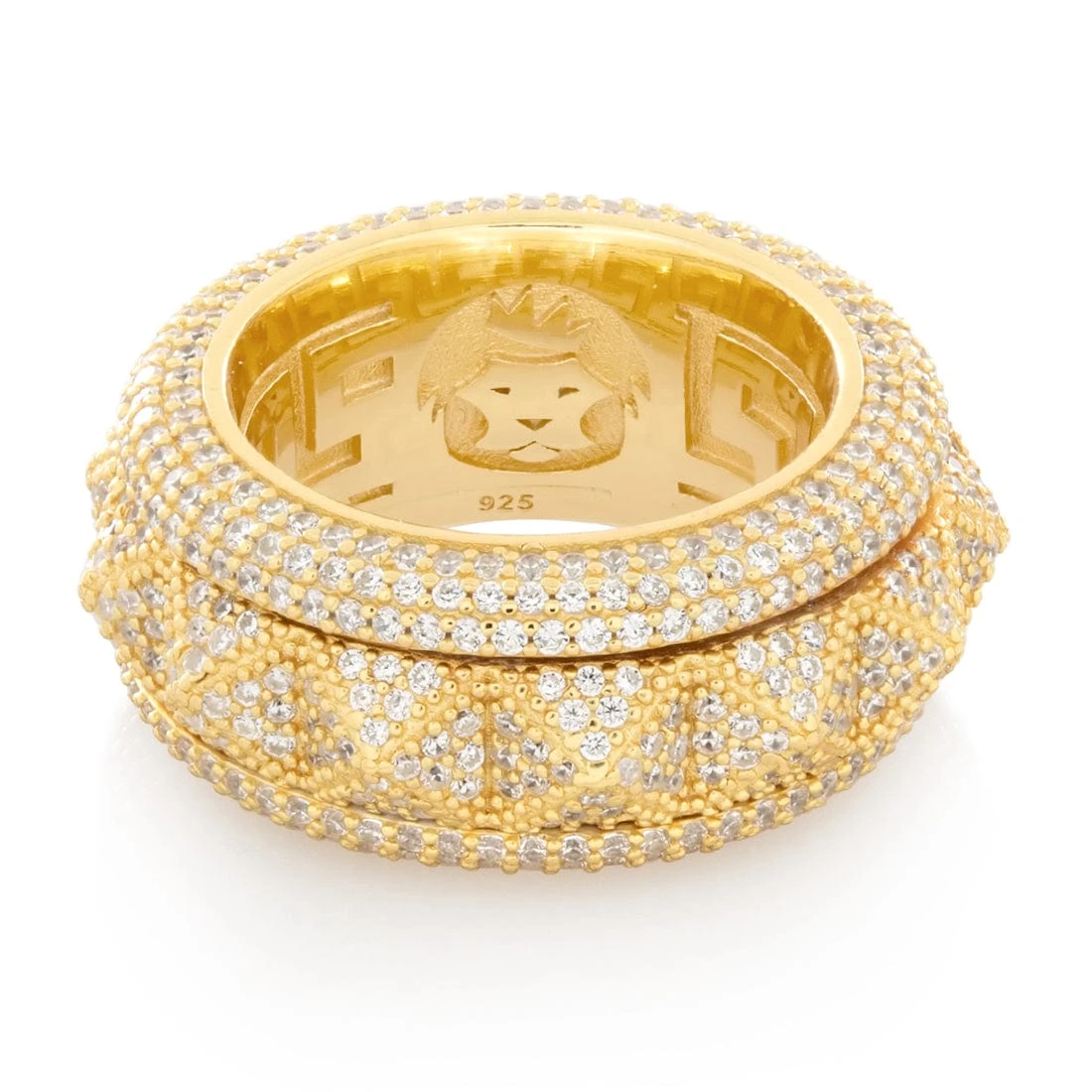 Spike-Studded Icy Spinner Ring 2 Spike-Studded Icy Spinner Ring - Image 2