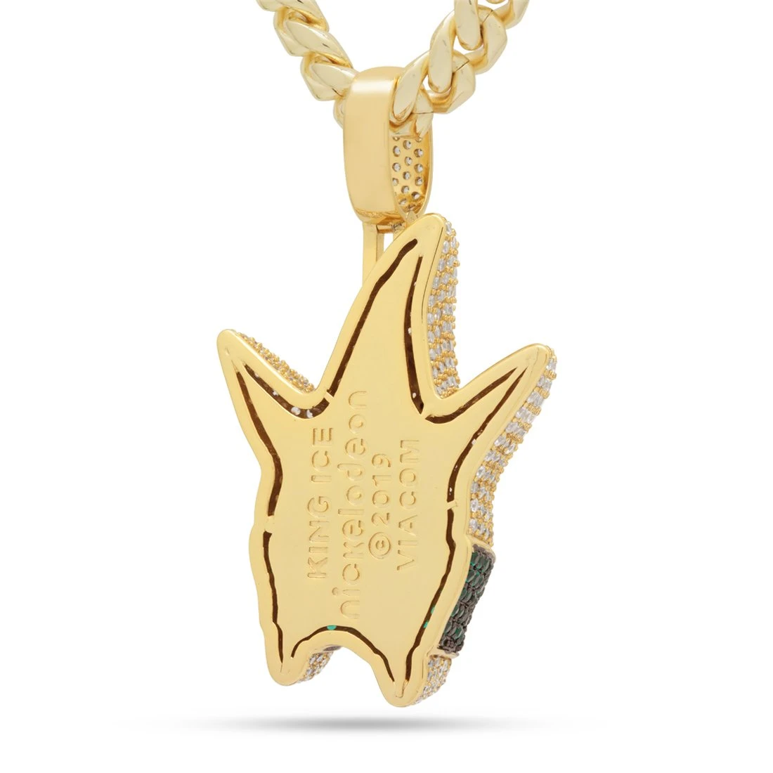 SpongeBob X King Ice - Iced Patrick Star Necklace 3 SpongeBob X King Ice - Iced Patrick Star Necklace - Image 3