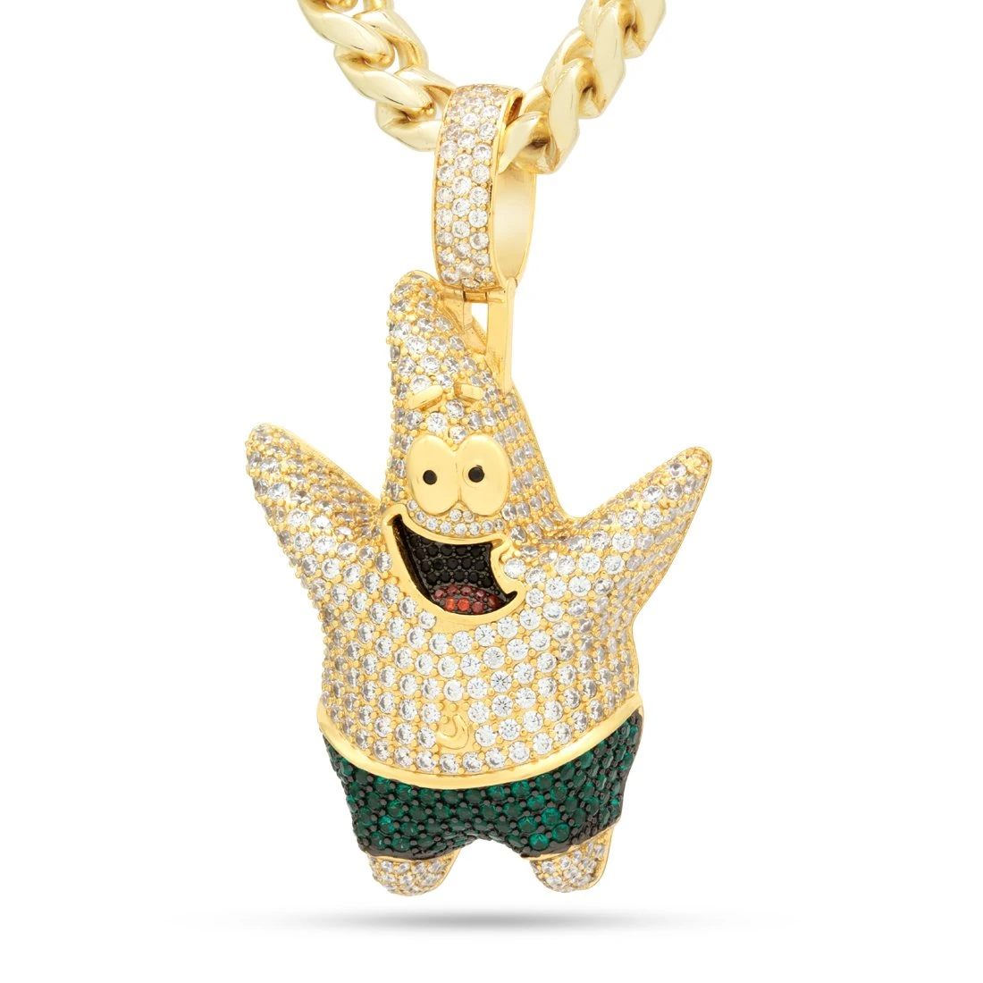 SpongeBob X King Ice - Iced Patrick Star Necklace 1 SpongeBob X King Ice - Iced Patrick Star Necklace
