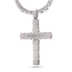 Tennis Cross Necklace 12 Tennis Cross Necklace -King Ice Shop tennis cross necklace king ice 30555685912751