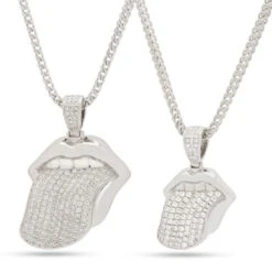 Tongue Of Desire Necklace -King Ice Shop tongue of desire necklace king ice 28135713669295