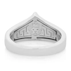 Trillion-Cut Signet Ring -King Ice Shop trillion cut signet ring king ice 33838476492975