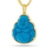 Turquoise Buddha Necklace