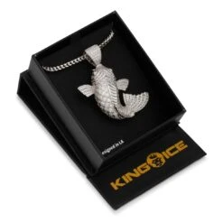 Utsurimono Koi Fish Necklace -King Ice Shop utsurimono koi fish necklace king ice 30593929412783