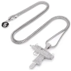 Uzi Necklace 12 Uzi Necklace -King Ice Shop uzi necklace king ice 30599491092655