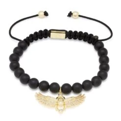 Winged Scarab Bracelet By MARZ