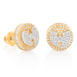 Wu-Tang X King Ice - 10mm Wu-Tang Logo Earrings