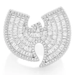 Wu-Tang X King Ice - 30mm Wu-Tang Logo Ring -King Ice Shop wu tang x king ice 30mm wu tang logo ring king ice 36398639546543