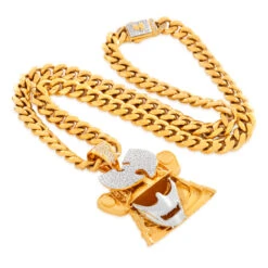 Wu-Tang X King Ice - Wu Samurai Necklace -King Ice Shop wu tang x king ice wu samurai necklace king ice 36398591180975
