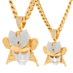 Wu-Tang X King Ice - Wu Samurai Necklace -King Ice Shop wu tang x king ice wu samurai necklace king ice 36398591213743